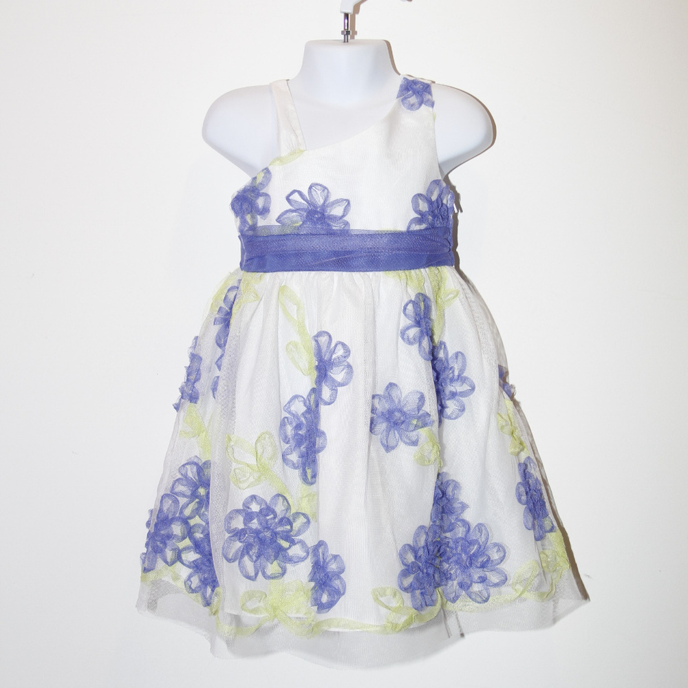 girl dress with purple flowers size 3T